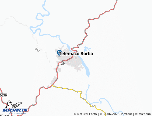 MICHELIN-Landkarte Telêmaco Borba - ViaMichelin
