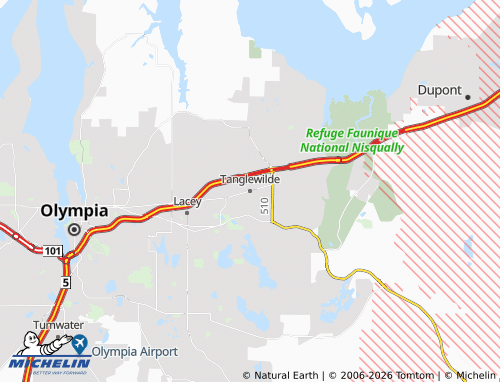 Mapa MICHELIN Tanglewilde - ViaMichelin