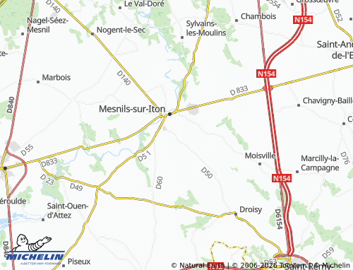 Mapa MICHELIN Les Minières - ViaMichelin