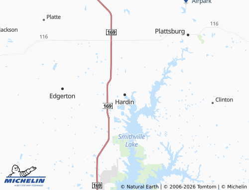 Mappa MICHELIN Hardin - ViaMichelin