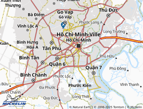 MICHELIN Phường 1 map - ViaMichelin