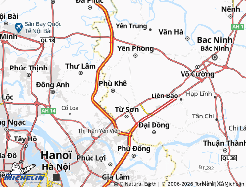 Mapa MICHELIN Đồng Kỵ - ViaMichelin