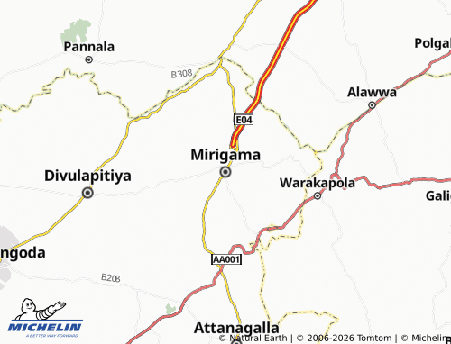 Mappa MICHELIN Mirigama - ViaMichelin