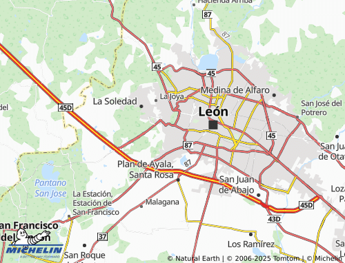 MICHELIN De Las Hilamas map - ViaMichelin