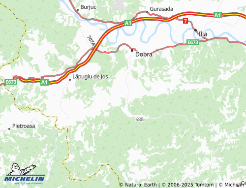 MICHELIN-Landkarte Roșcani - ViaMichelin