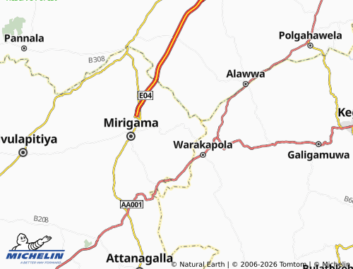 Mappa MICHELIN Pottekanda - ViaMichelin