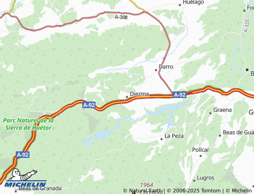 MICHELIN Diezma map - ViaMichelin