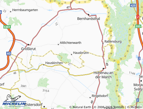 Mappa MICHELIN Hausbrunn - ViaMichelin