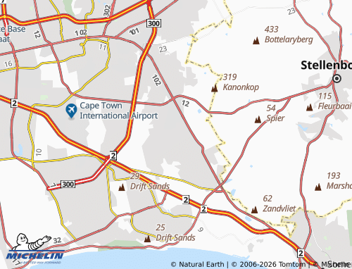 Mapa MICHELIN Greenfields - ViaMichelin