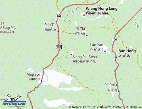 MICHELIN Nong Pla Sawai map - ViaMichelin
