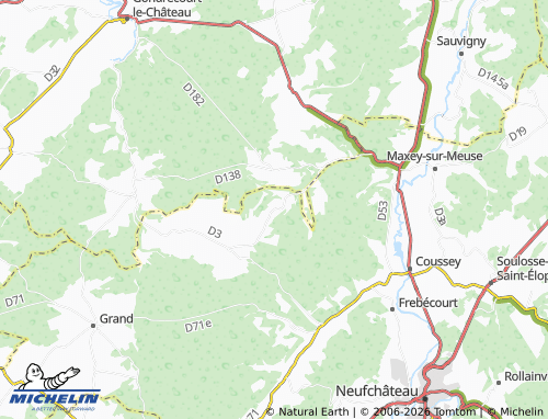 Mappa MICHELIN Seraumont - ViaMichelin