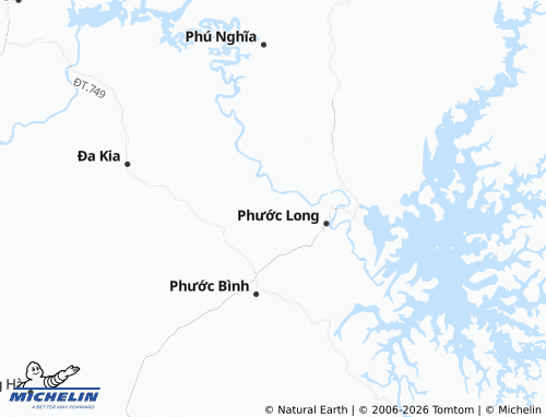MICHELIN Long Giang map - ViaMichelin