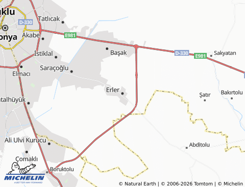 MICHELIN Erler map - ViaMichelin
