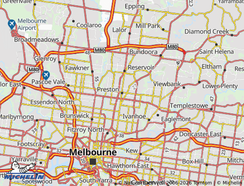 MICHELIN Preston map - ViaMichelin