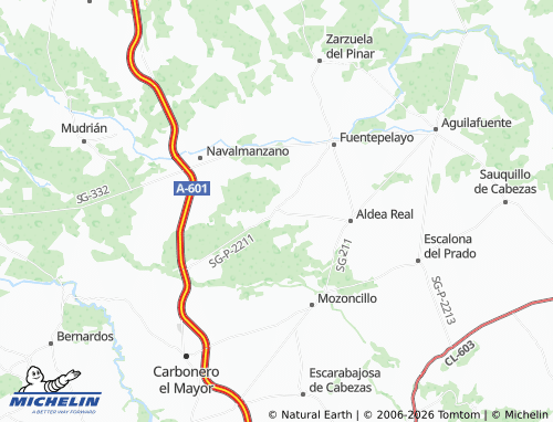 MICHELIN Pinarnegrillo map - ViaMichelin