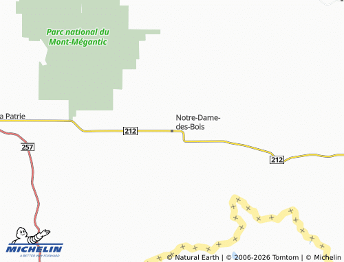 MICHELIN Notre-Dame-des-Bois map - ViaMichelin