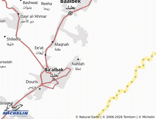 MICHELIN-Landkarte Nahlah - ViaMichelin