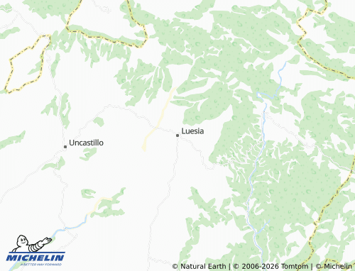 MICHELIN Luesia map - ViaMichelin