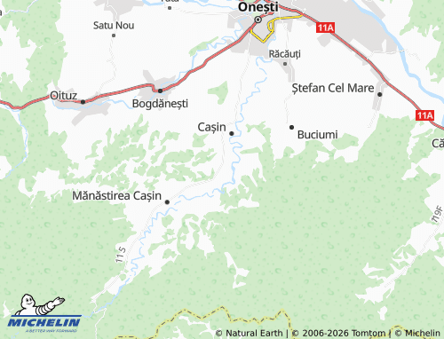 MICHELIN Lupești map - ViaMichelin