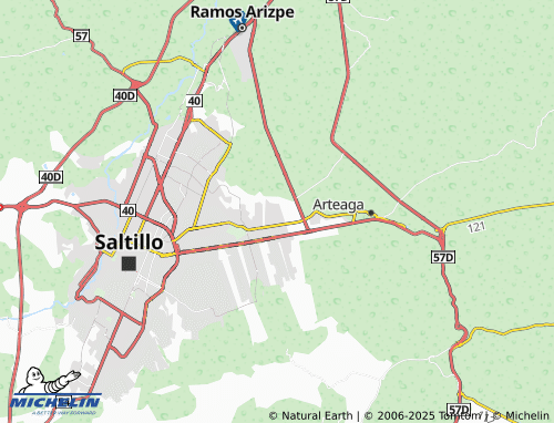 MICHELIN Santa Cristina map - ViaMichelin