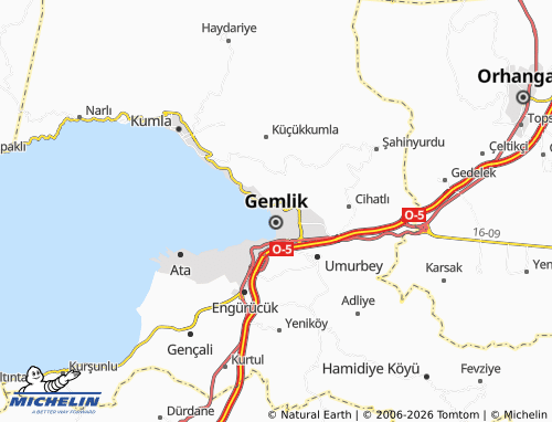 Kaart MICHELIN Halitpaşa - ViaMichelin
