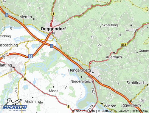 MICHELIN Seebach map - ViaMichelin
