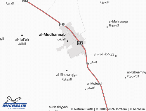 MICHELIN-Landkarte Sheehah - ViaMichelin