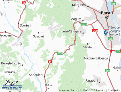 MICHELIN Petricica map - ViaMichelin