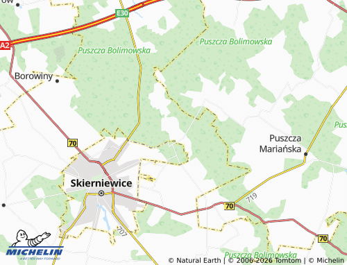 MICHELIN Ruda map - ViaMichelin