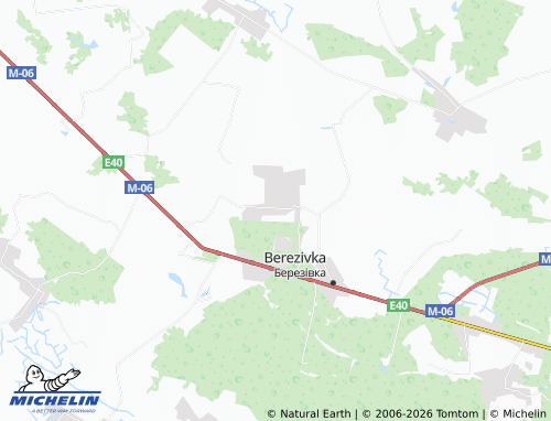 Mapa MICHELIN Cheremoshne - ViaMichelin