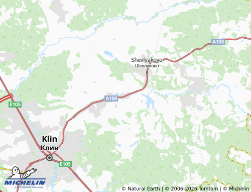 Carte MICHELIN Opalevo - ViaMichelin