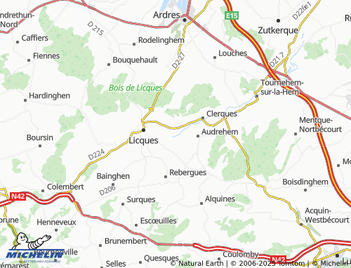 Mapa MICHELIN Audenfort - ViaMichelin