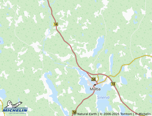 MICHELIN Piilonperä map - ViaMichelin