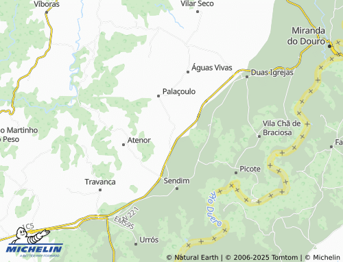 MICHELIN Prado Gatão map - ViaMichelin