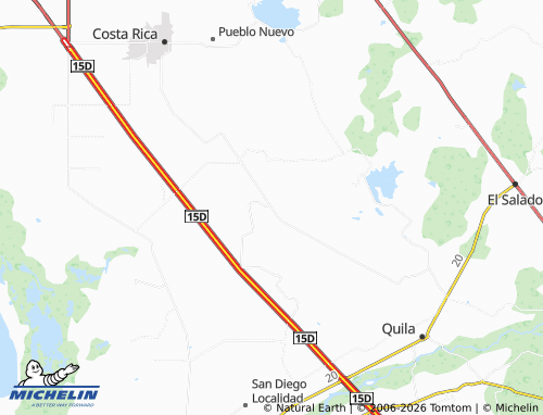 Carte MICHELIN El Chamizal de Juárez - ViaMichelin