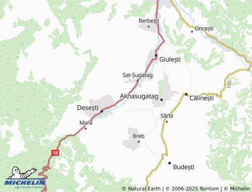 MICHELIN Hărnicești map - ViaMichelin