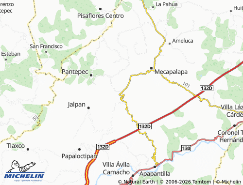 Mappa MICHELIN Ejido de Nuevo Carrizal - ViaMichelin