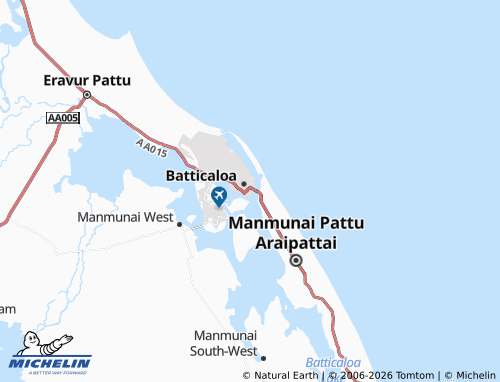 Mappa MICHELIN Koddamunai - ViaMichelin