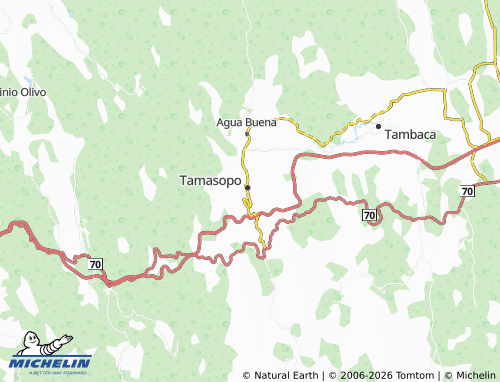 Mappa MICHELIN de la Santa Cruz - ViaMichelin