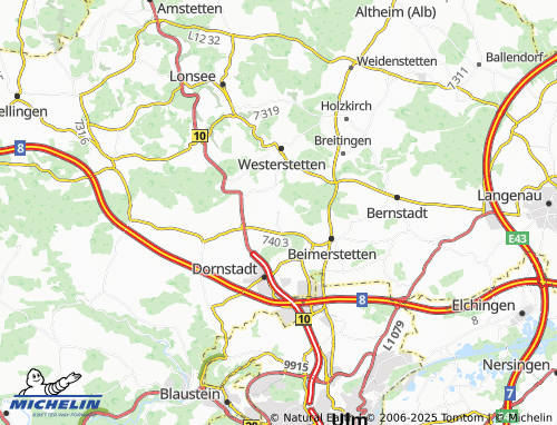 MICHELIN Eiselau map - ViaMichelin
