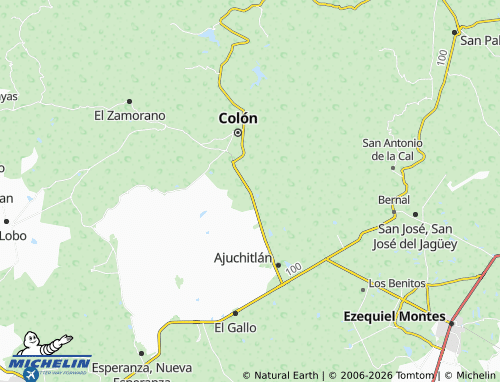 MICHELIN El Lindero map - ViaMichelin