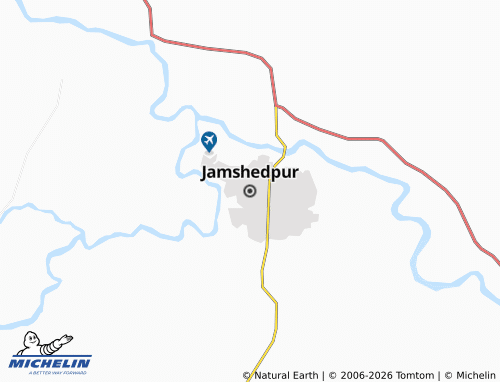 Carte MICHELIN Jamshedpur - ViaMichelin
