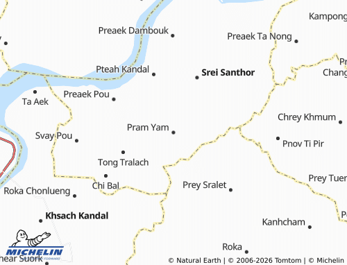 Mapa MICHELIN Pram Yam - ViaMichelin
