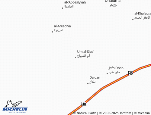 MICHELIN Umm As Siba map - ViaMichelin