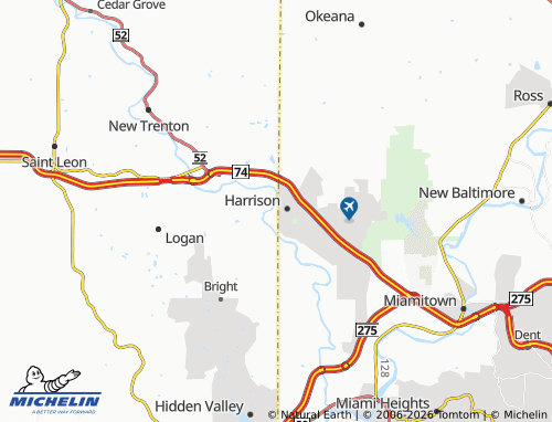 Kaart MICHELIN West Harrison - ViaMichelin