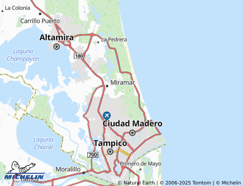 MICHELIN Villas de Santa Elena map - ViaMichelin
