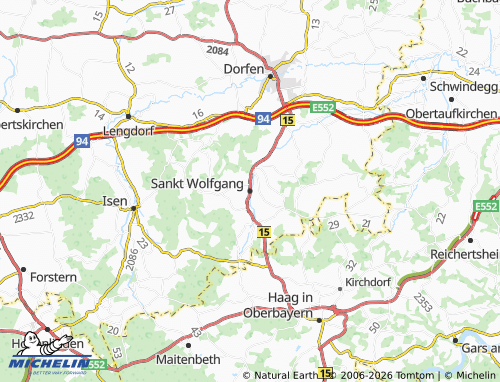 Mappa MICHELIN Sankt Wolfgang - ViaMichelin