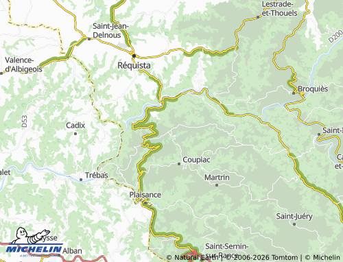MICHELIN Brasc map - ViaMichelin