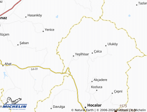 Mappa MICHELIN Yeşilhisar - ViaMichelin