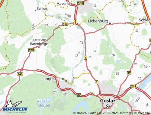 MICHELIN Bredelem map - ViaMichelin